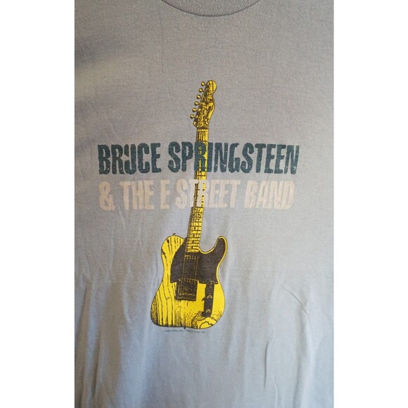 Vintage Bruce Springsteen & The E Street Band Tour 2005 Blue Shirt XXL - Picture 3 of 10